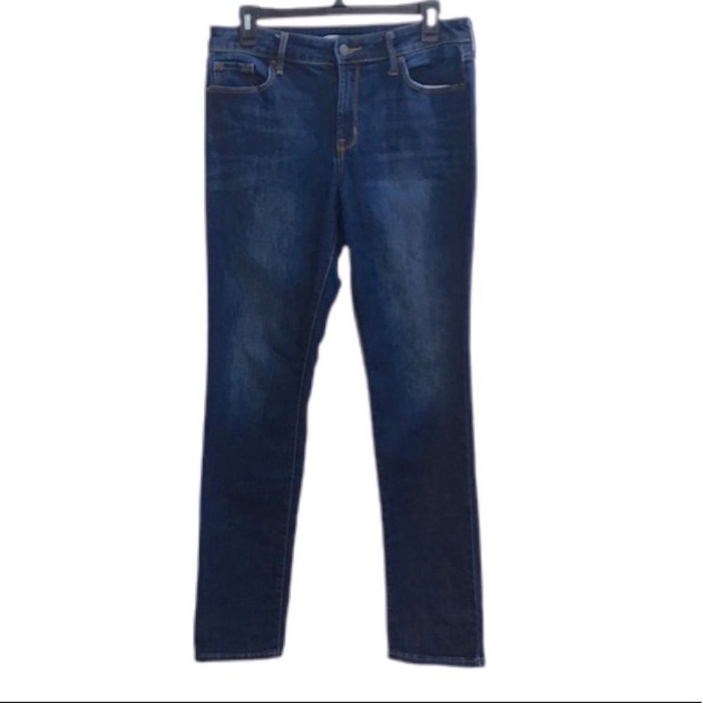 Old Navy power straight blue jeans
